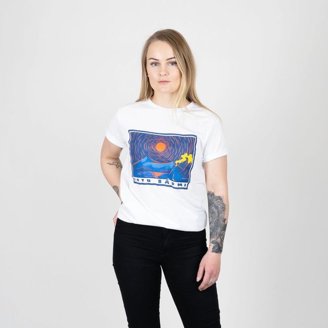 Huvudbild MIDNATTSSOL T-SHIRT - WHITE