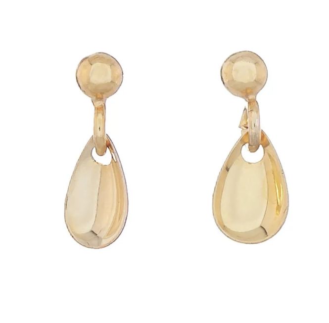 Huvudbild Ørepynt 1 Forgyld Løv 1,2cm